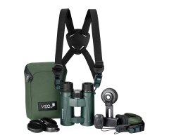 KIT VANGUARD DE PRISMÁTICO VEO HD 8x42 Y ACCESORIOS