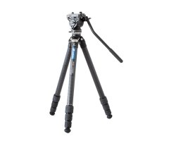 LEOFOTO KIT COMPUESTO POR TRÍPODE DE FIBRA DE CARBONO RANGER LS-324C Y RÓTULA FLUIDA BV-10
