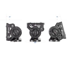 LEOFOTO KIT COMPUESTO POR TRÍPODE DE FIBRA DE CARBONO RANGER LS-324C Y RÓTULA FLUIDA BV-10
 3