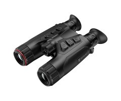 HIKMICRO HABROK 4K HE25LN VISOR TÉRMICO Y NOCTURNO BINOCULAR CON ILUMINACIÓN INFRARROJA 940 nm, GPS, WI-FI, TELÉMETRO LÁSER Y REGISTRO DE IMÁGENES 
