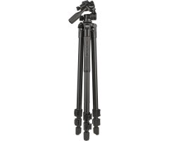 TRÍPODE SLIK PRO AL 523 DE ALUMINIO CON RÓTULA DE FOTOGRAFÍA DE TRES EJES