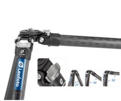LEOFOTO KIT ORYX COMPUESTO POR TRÍPODE DE FIBRA DE CARBONO RANGER LS-254C Y RÓTULA FLUIDA LIGERA BV-1  2