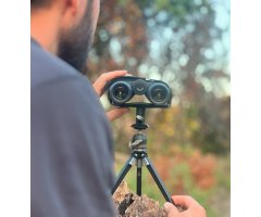KIT ORYX LEOFOTO MINITRIPODE MT-02+MBH-19 Y SOPORTE PARA PRISMÁTICOS BC-04 3