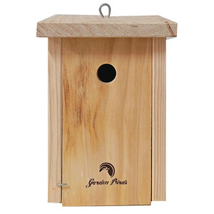 CAJA NIDO DE MADERA PARA PÁJAROS PARA COLGAR 32MM