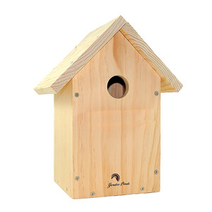 CAJA NIDO DE MADERA PARA PÁJAROS A DOS AGUAS